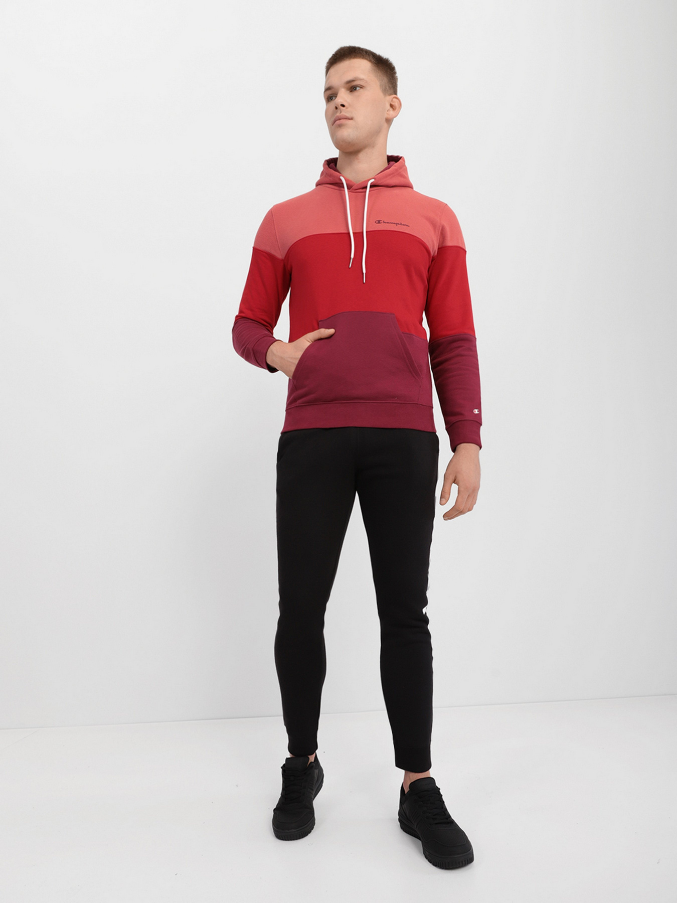 Спортивні штани Champion RIB CUFF PANTS модель cha214961-NBK/NOXM Спортивні штани Champion RIB CUFF PANTS модель cha214961-NBK/NOXM Фото