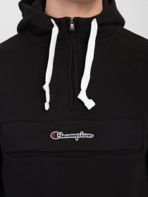 Худи Champion HALF ZIP-UP HOODIE модель cha216478-NBK Фото