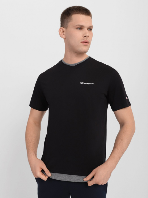 Футболки и поло Champion CREWNECK T-SHIRT модель cha216585-NBK/NGAM Фото