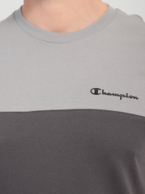 Футболки и поло Champion STRIPE COLOUR BLOCK модель cha216589-NBK/EBN Фото