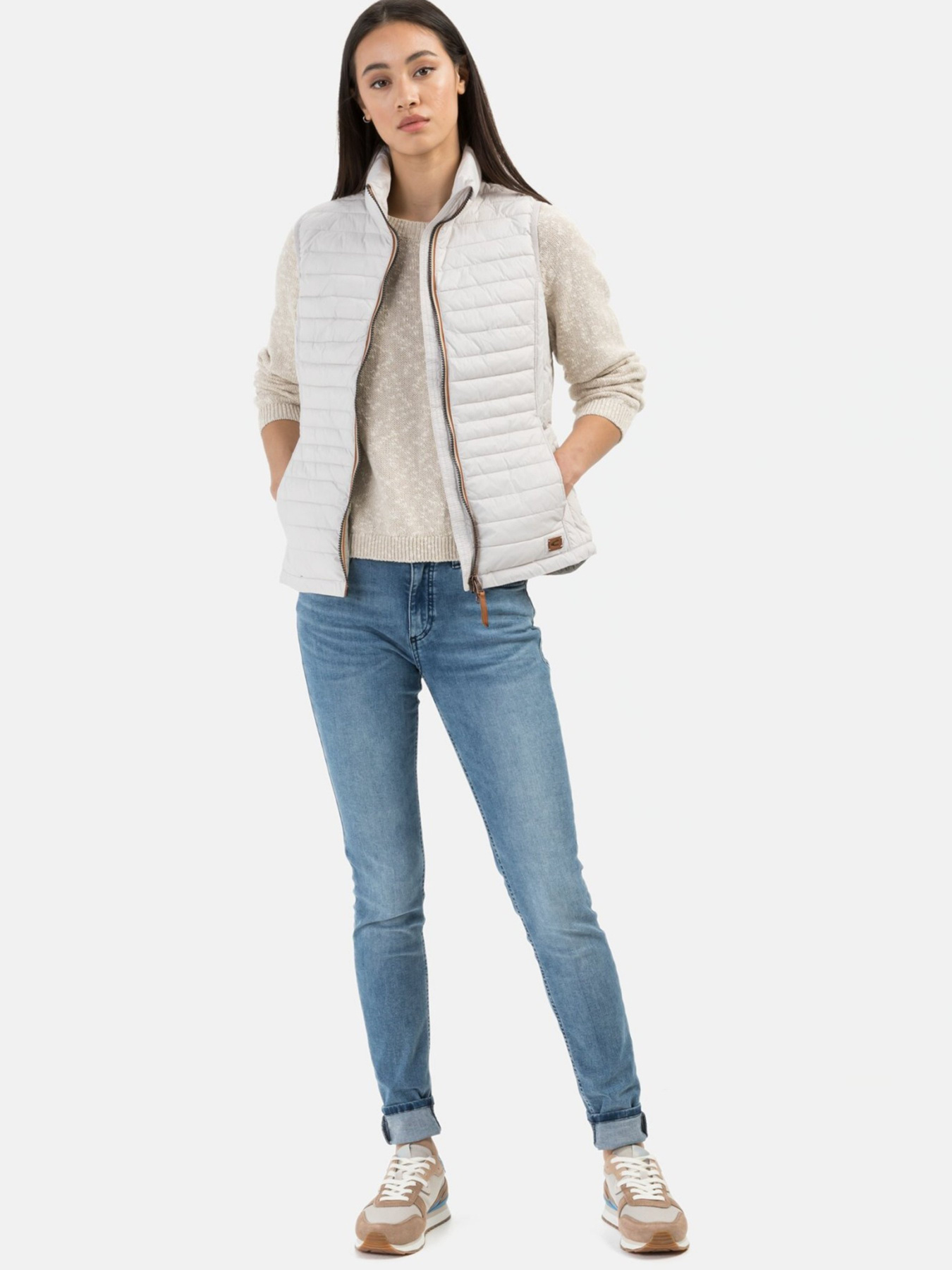 Утеплений жилет Camel Active модель 360250-9E50-66 Молочний Фото