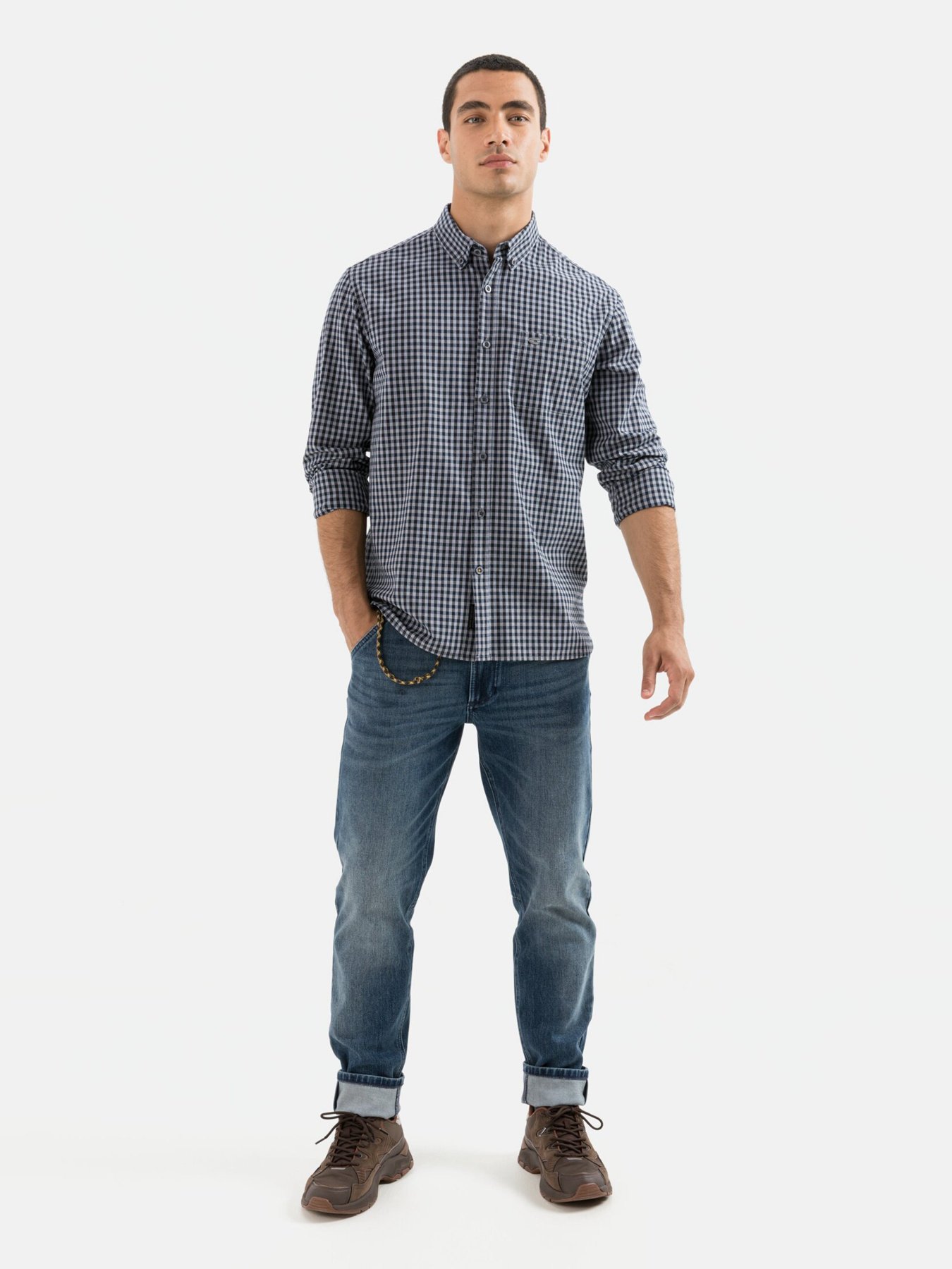 Рубашка повседневная Camel Active модель 409114-8S04-47 Темно-синій Фото