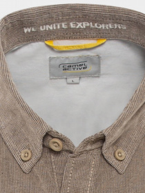 Рубашка Camel Active модель 409111-2S41-03 Cіро-зелений Фото