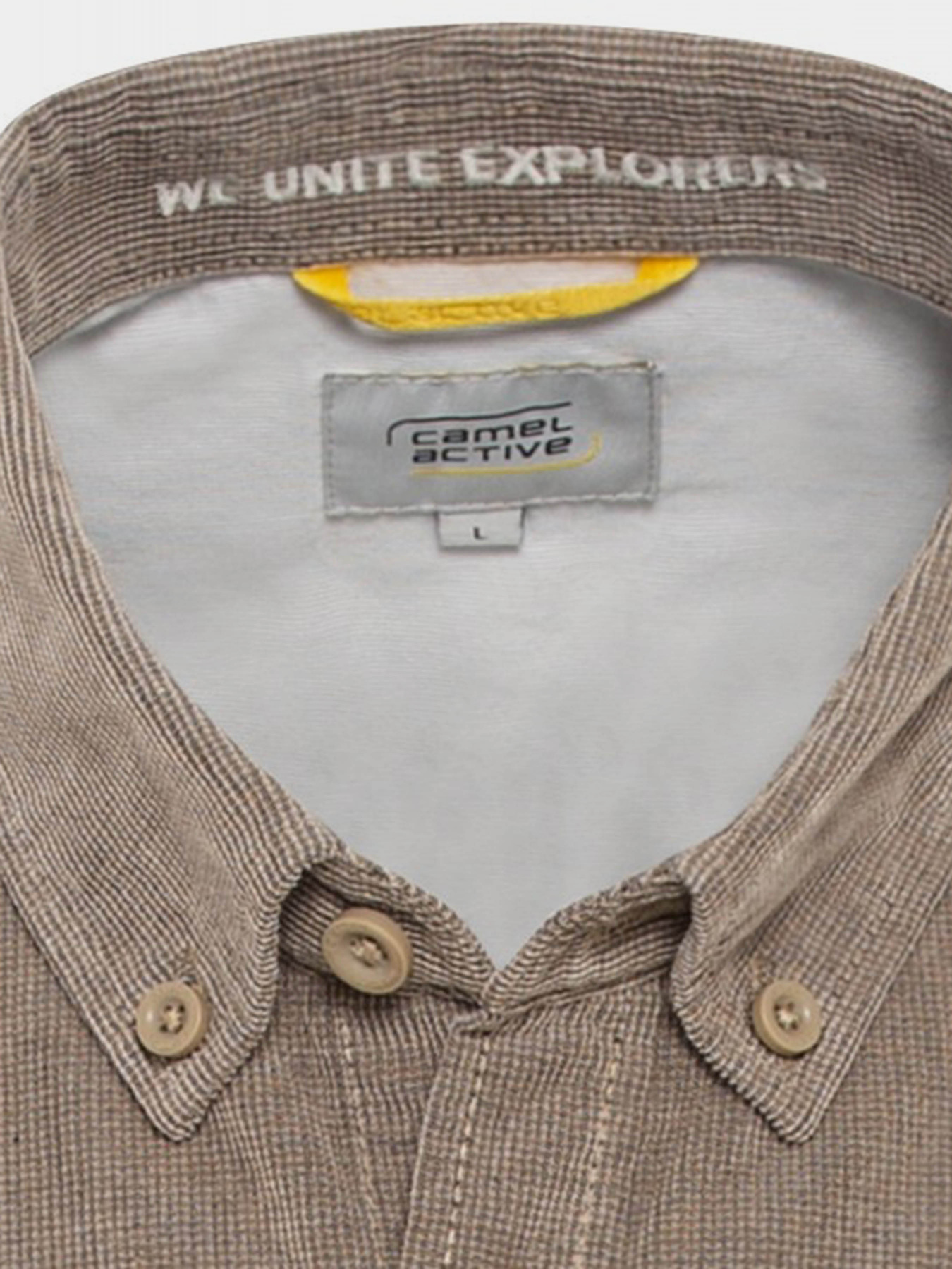 Сорочка повсякденна Camel Active модель 409111-2S41-03 Cіро-зелений Фото