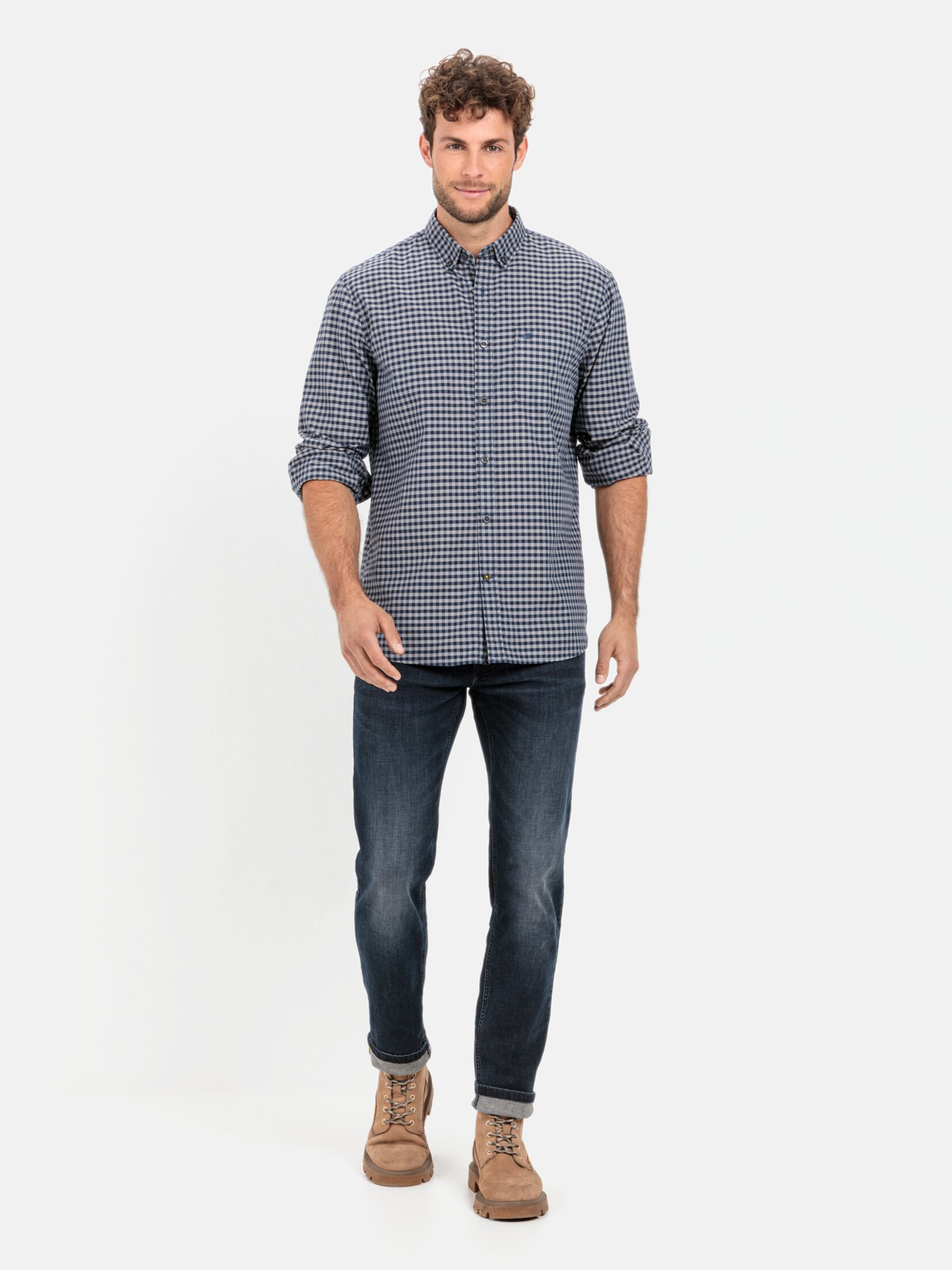 Сорочка повсякденна Camel Active модель 409114-2S04-47 Синій Фото