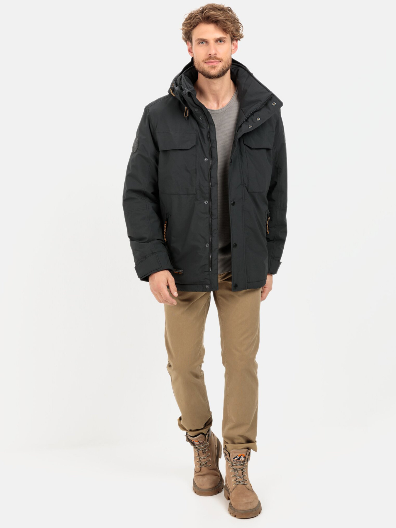 Зимова куртка Camel Active модель 420654-2O72-08 Темно-сірий Фото