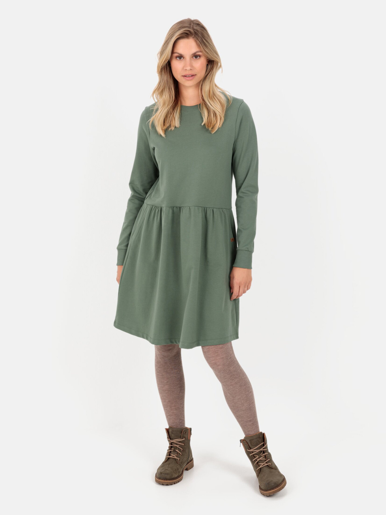 Платье миди Camel Active модель 391385-2F72-37 Хакі Платье миди Camel Active модель 391385-2F72-37 Хакі Фото