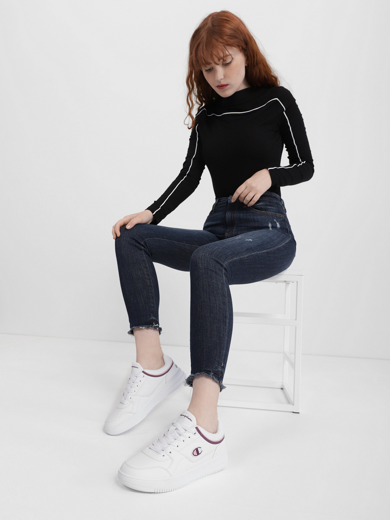 Кеды низкие Champion REBOUND LOW модель chaS11155-WHT/VOL Фото