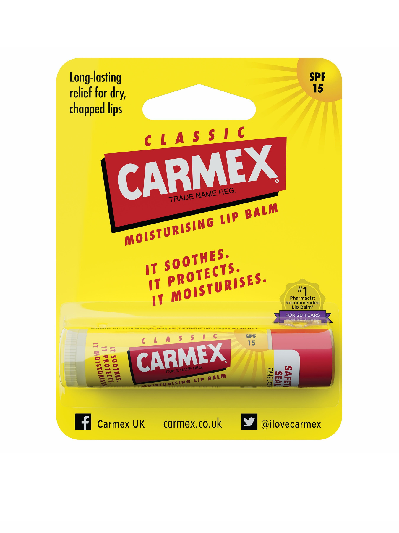 Бальзам для губ SPF15 Carmex модель CX180 Фото