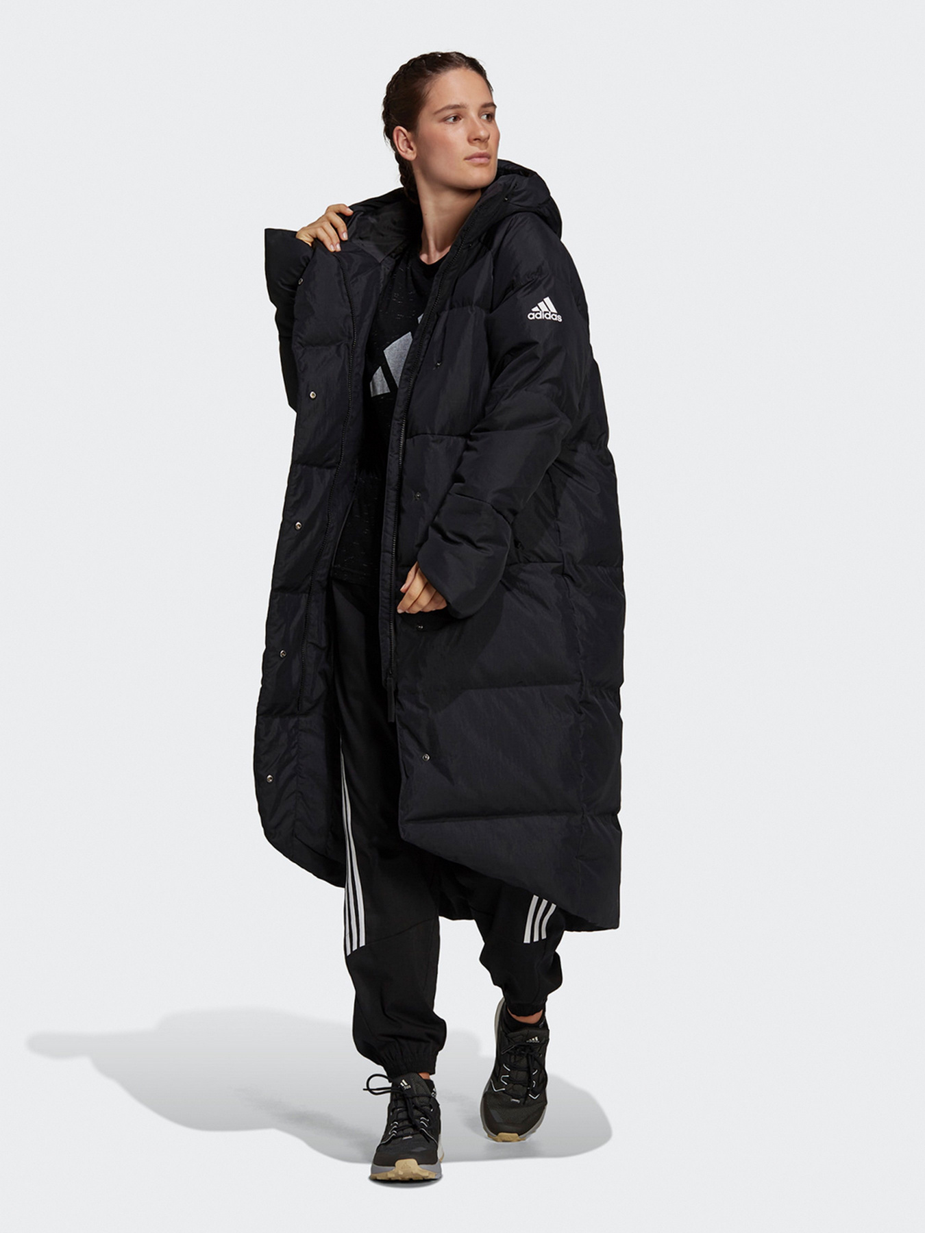 Пуховик Adidas W BIG BAFFLE C модель GT6539 Фото