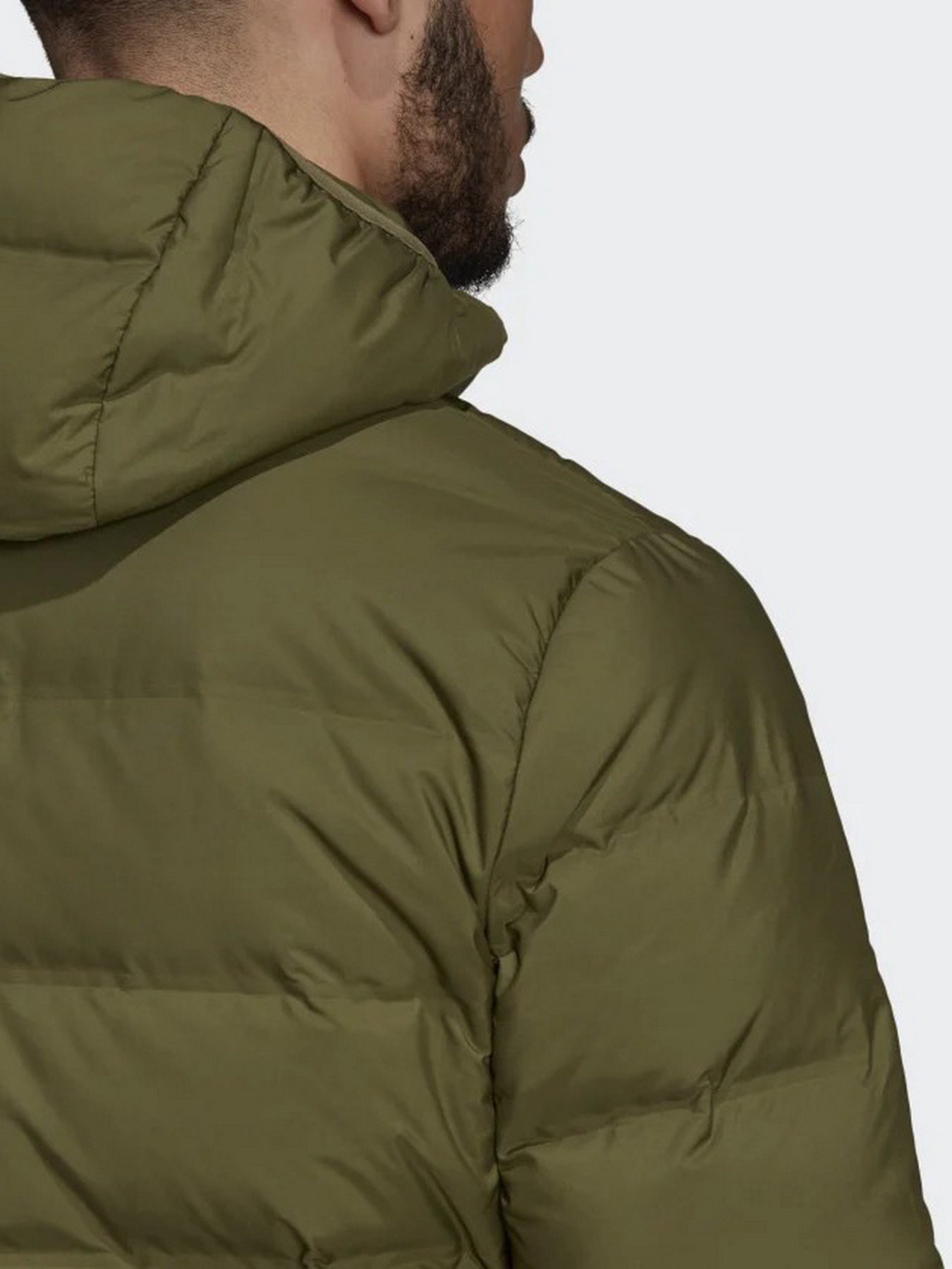 Пуховик Adidas Helionic Hooded Down модель GU3954 Фото