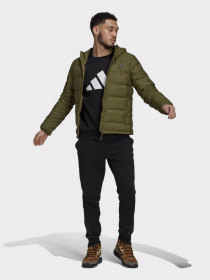 Пуховик Adidas Helionic Hooded Down модель GU3954 Фото