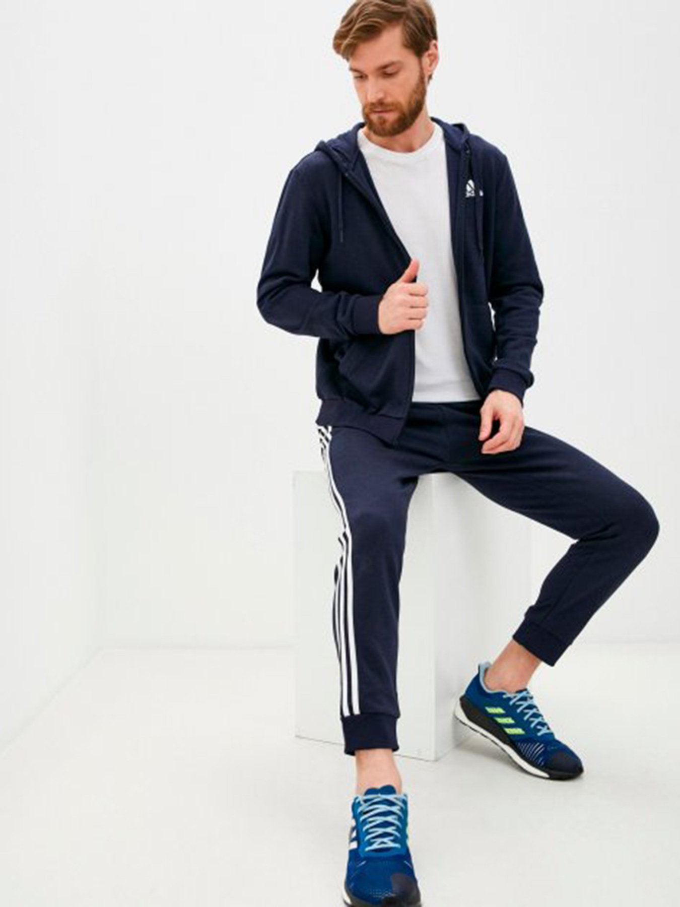 Спортивна кофта Adidas Essentials French Terry модель GK9045 Фото