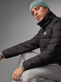 Пуховик Adidas Helionic Mid Length Down модель FT2528 Фото