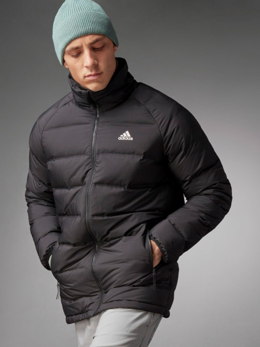 Пуховик Adidas Helionic Mid Length Down модель FT2528 Фото