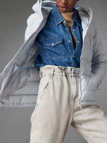 Пуховик Adidas W HELIONIC HO J модель GQ7133 Фото