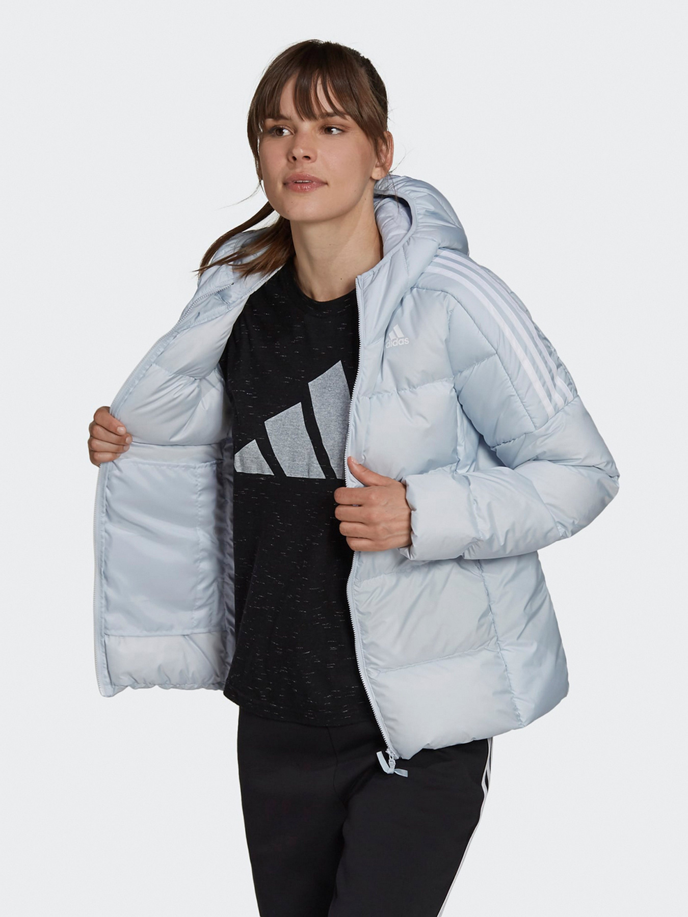 Пуховик Adidas Essentials Midweight Sportswear модель GT9166 Фото