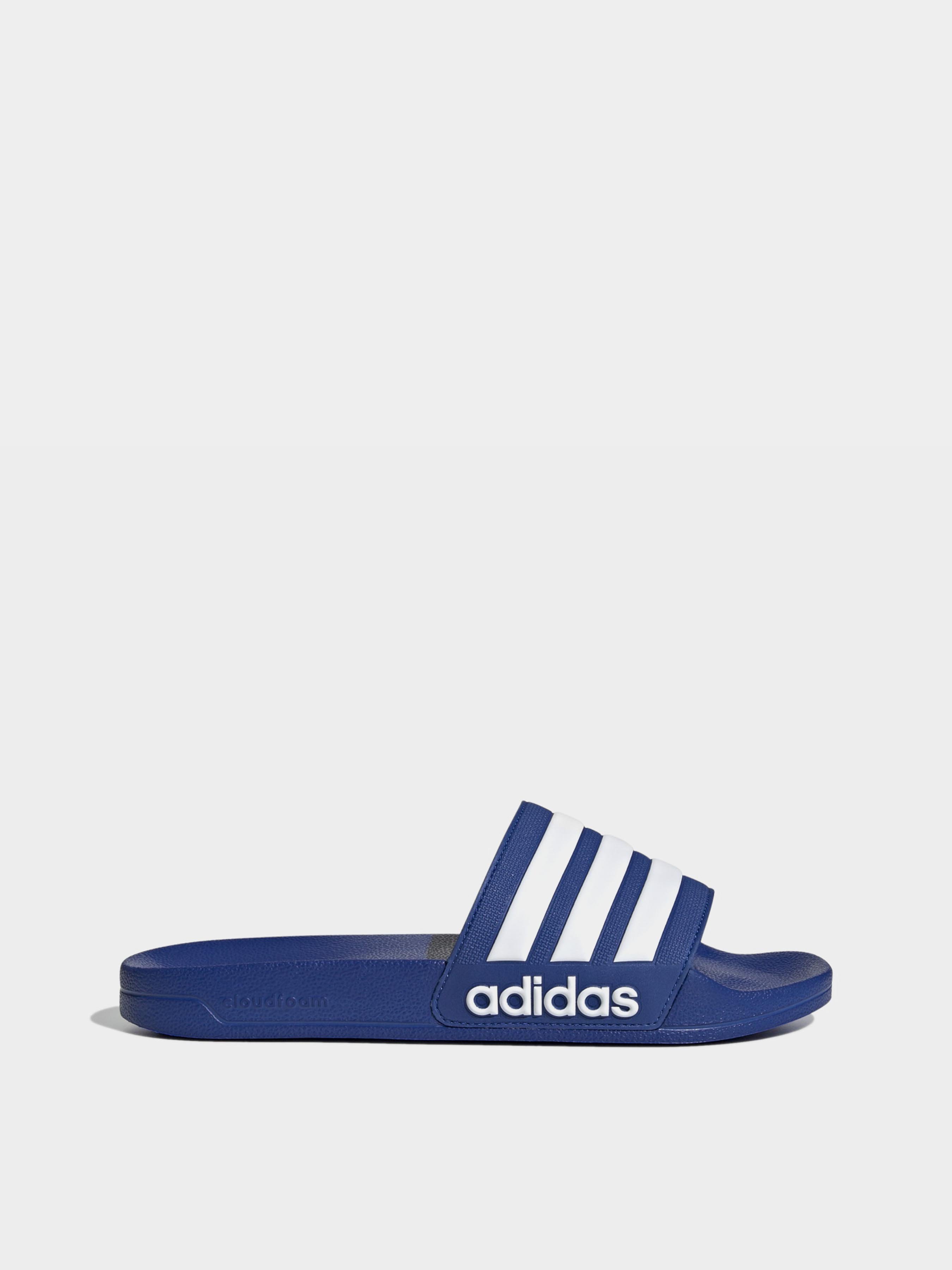 Чоловічі Шльопанці adidas ADILETTE SHOWER SPORTSWEAR (CN1251) колір синій, матеріал етиленвінілацетат (ева) adidas - купити в Україні