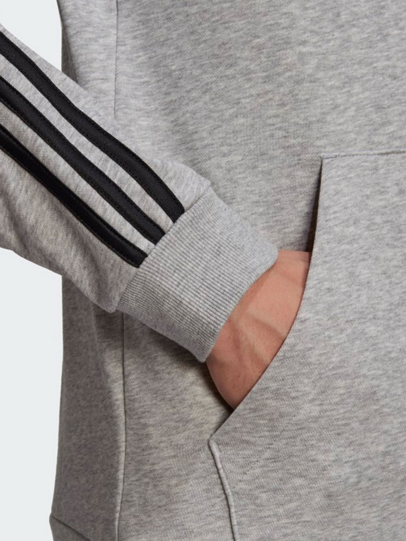 Кофта спортивная Adidas Essentials French Terry 3-Stripes Full-Zip модель GK9034 Фото