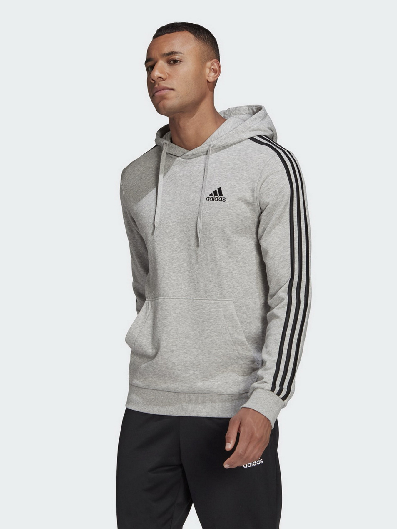 Худі Adidas French Terry 3-Stripes модель GK9080 Фото