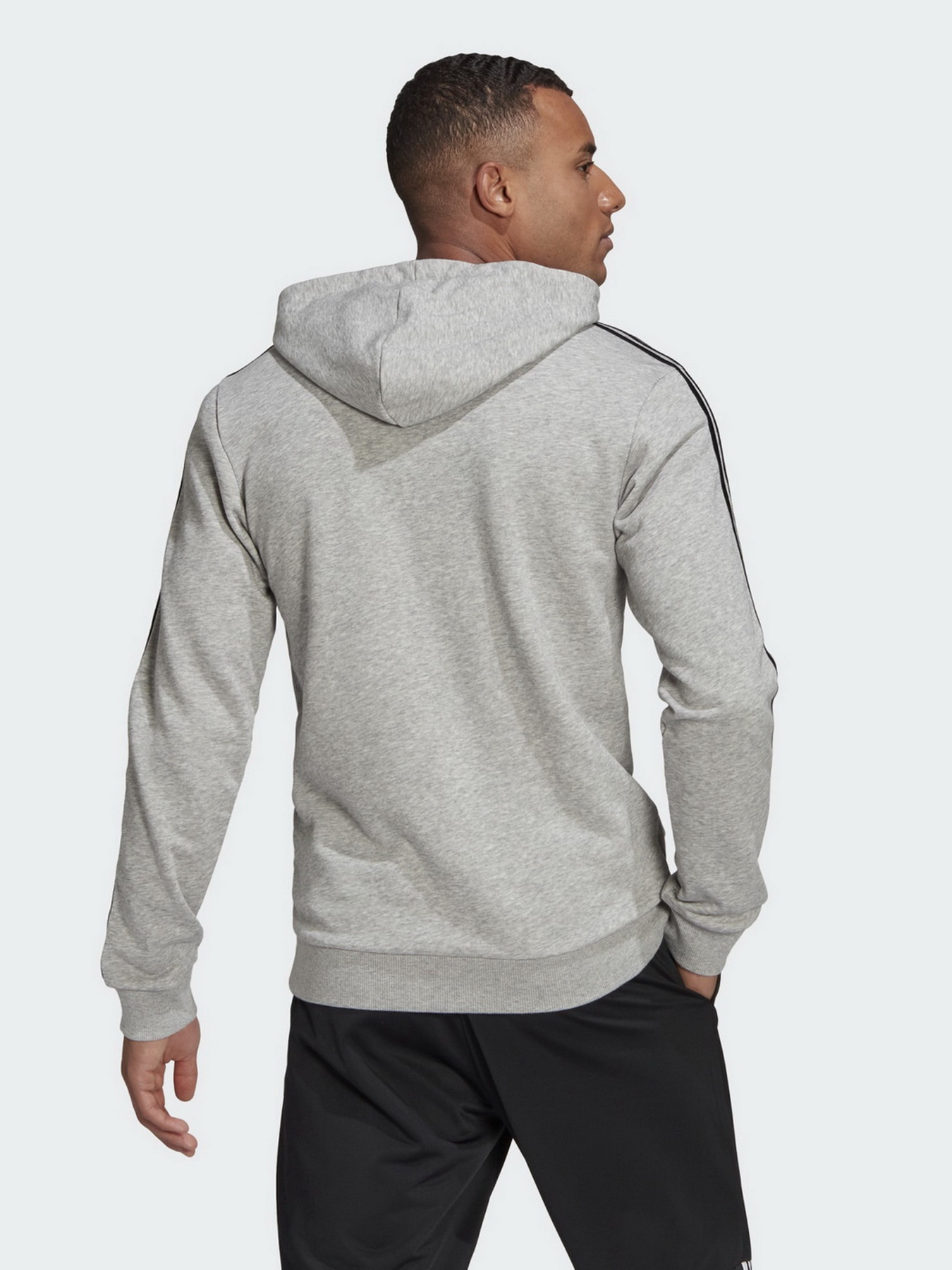 Худи Adidas French Terry 3-Stripes модель GK9080 Фото