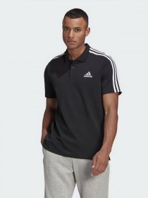 Поло Adidas AEROREADY Essentials Piqué Embroidered Small Logo 3-Stripes модель GK9097 Фото
