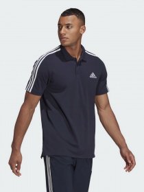 Поло Adidas AEROREADY Essentials Piqué Embroidered Small Logo 3-Stripes модель GK9100 Фото
