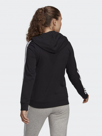 Кофта спортивна adidas Essentials Single Jersey 3-Stripes Full-Zip модель GL0798 — фото - INTERTOP