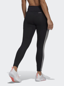 Леггинсы спортивные Adidas Designed to Move High-Rise 3-Stripes 7/8 Sport модель GL4040 Фото