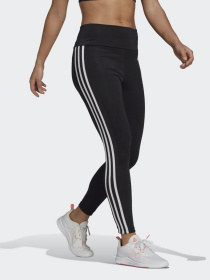 Леггинсы спортивные Adidas Designed to Move High-Rise 3-Stripes 7/8 Sport модель GL4040 Фото