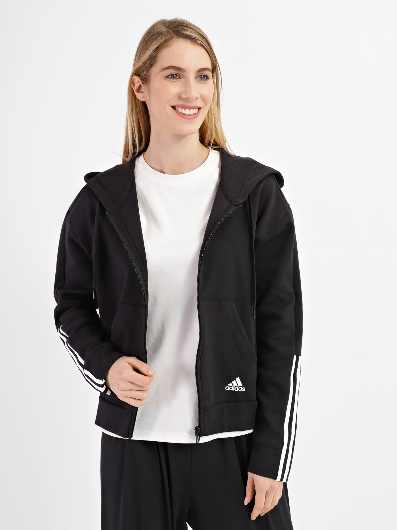 Спортивна кофта Adidas ESSENTIALS LOGO модель GS1380 Спортивна кофта Adidas ESSENTIALS LOGO модель GS1380 Фото