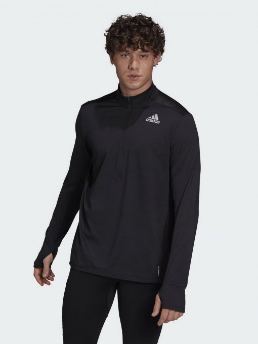 Лонгслів Adidas Own The Run 1/2 Zip модель GT8936 Фото
