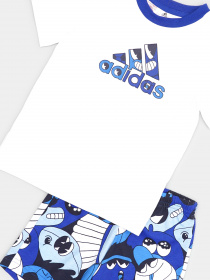 Спортивний комплект Adidas Ball Graphic Summer Set модель H65807 Спортивний комплект Adidas Ball Graphic Summer Set модель H65807 Фото