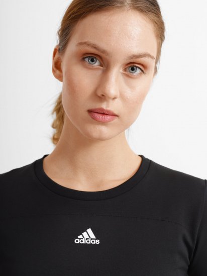 Футболка спортивна adidas Aeroknit Seamless Fitted Cropped модель HA1198 — фото 3 - INTERTOP