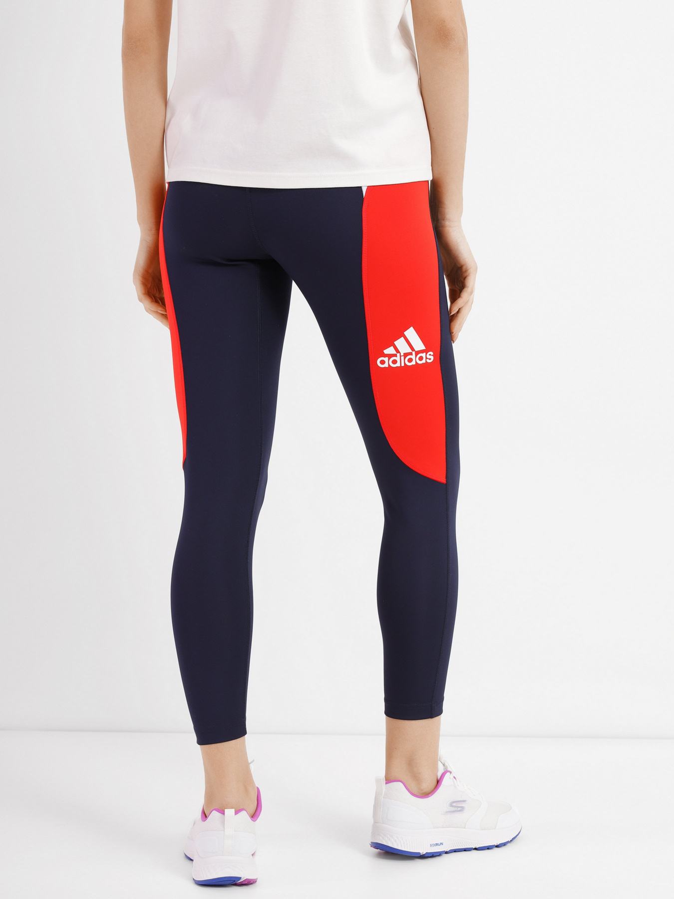 Леггинсы спортивные Adidas Designed To Move Colorblock 7/8 Sport модель HA6621 Фото