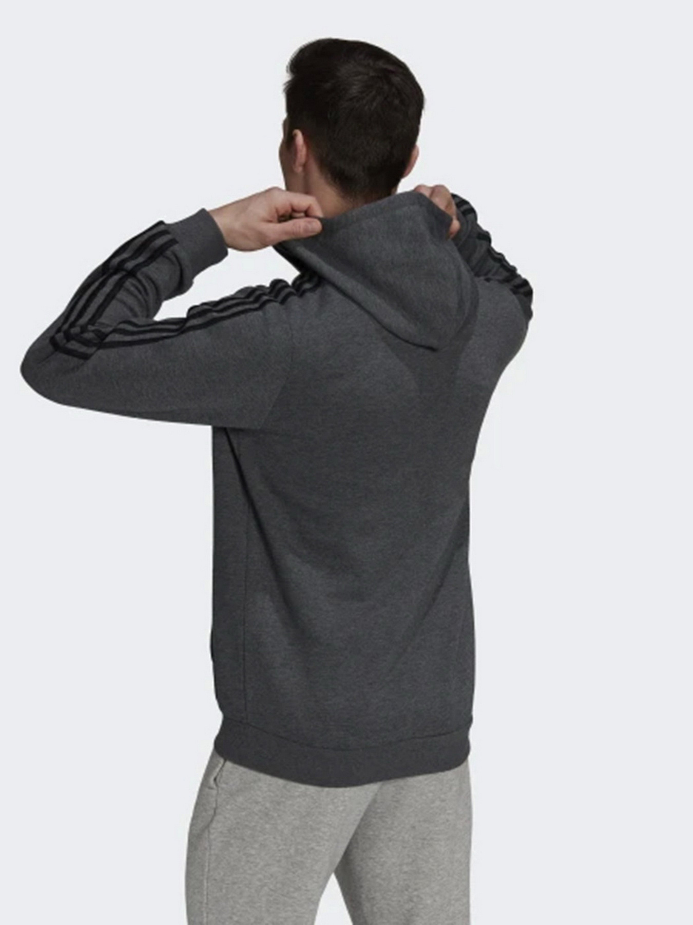 Кофта спортивная Adidas Essentials 3-Stripes модель HB0042 Фото