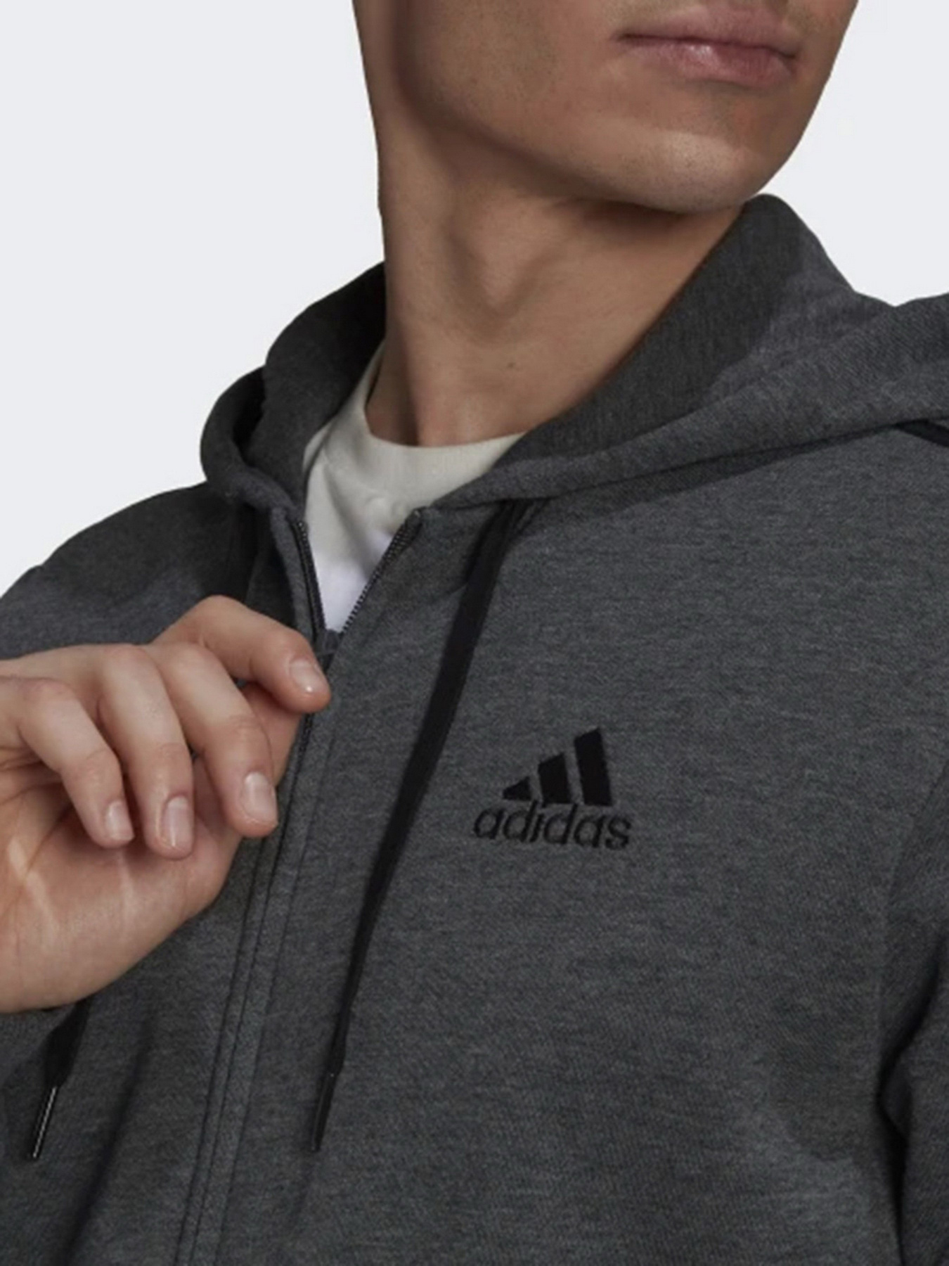 Кофта спортивная Adidas Essentials 3-Stripes модель HB0042 Фото