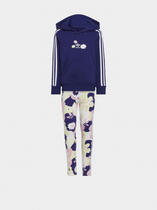 Спортивный костюм Adidas Flower Print Hoodie Set модель HC4601 Фото