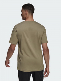 Футболка спортивная Adidas Essentials Embroidered Linear Logo модель HC4962 Фото