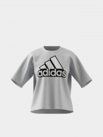 Футболка Adidas Essentials Logo Boxy модель HC9183 Фото