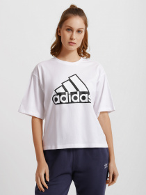 Футболка Adidas Essentials Logo Boxy модель HC9183 Фото