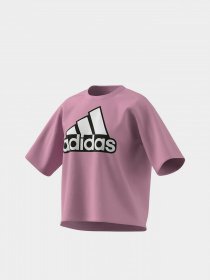 Футболка Adidas Essentials Logo Boxy модель HC9184 Фото