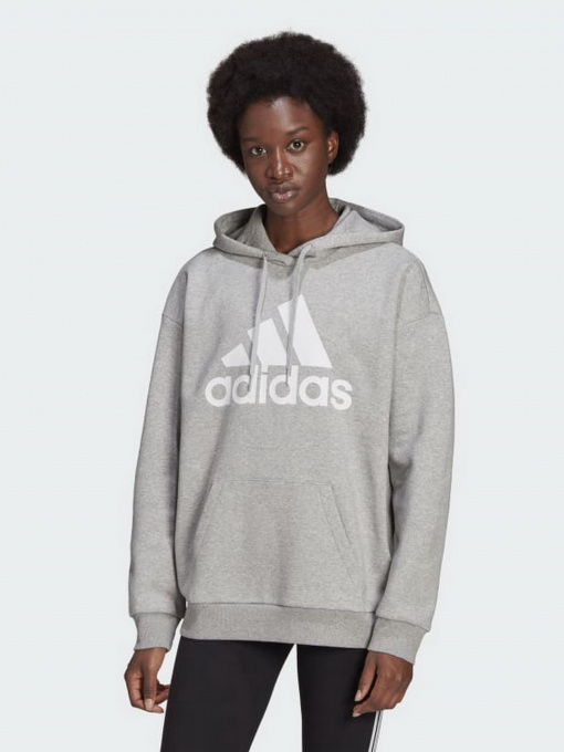 Худи Adidas Essentials Logo Boyfriend Fleece модель HD1748 Фото