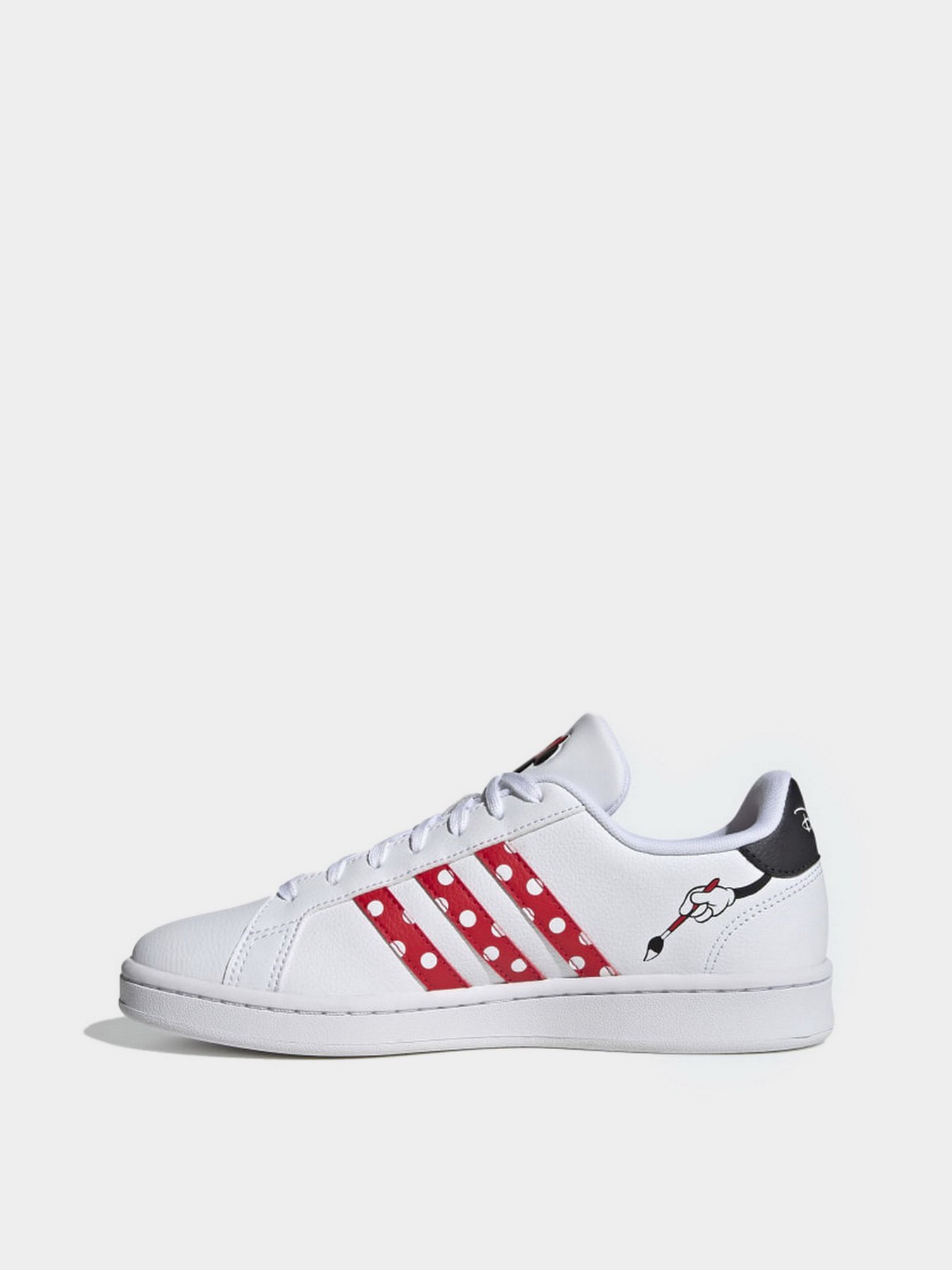 Кеды низкие Adidas x Disney Minnie Mouse Grand Court модель GW6247 Кеды низкие Adidas x Disney Minnie Mouse Grand Court модель GW6247 Фото