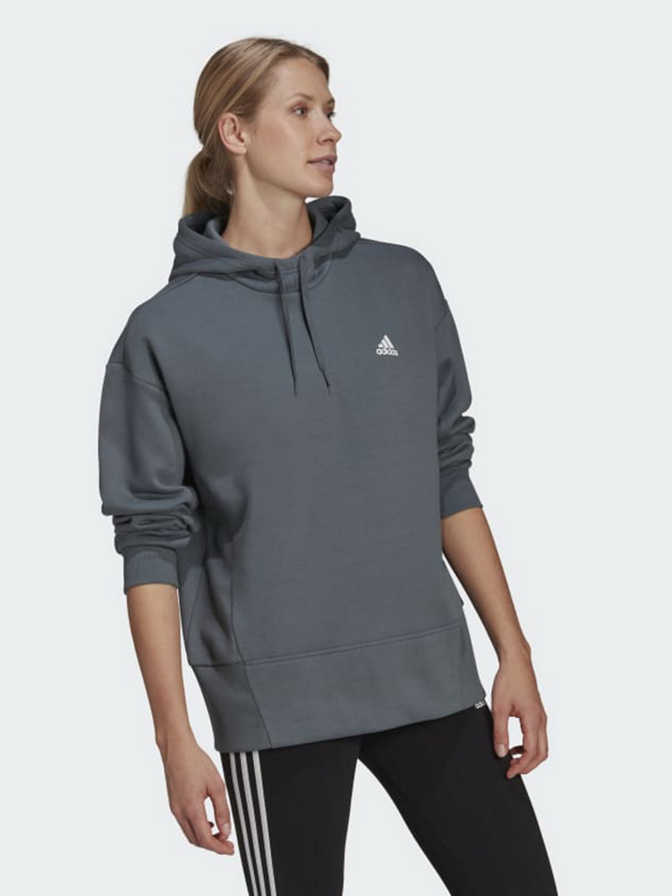 Худі Adidas Essentials Studio Fleece модель HD6750 Фото