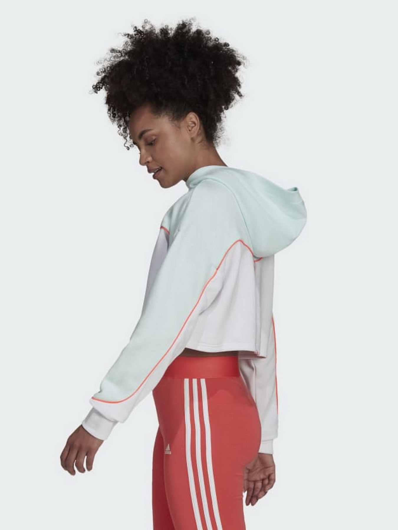 Худи Adidas Essentials Colorblock 3-Stripes модель HD6774 Фото