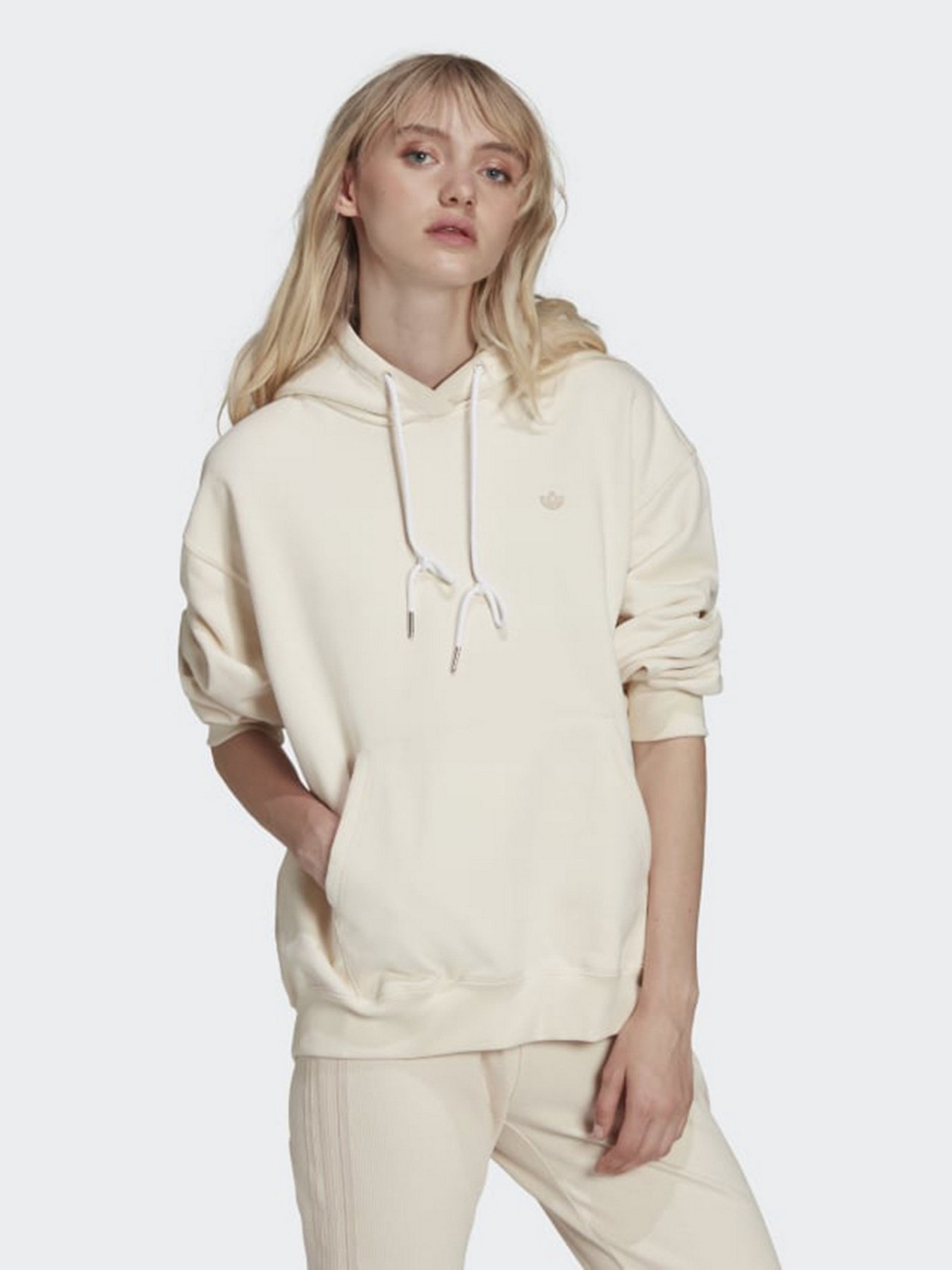 Худи Adidas ADICOLOR OVERSIZE NO DYE модель HE0374 Фото