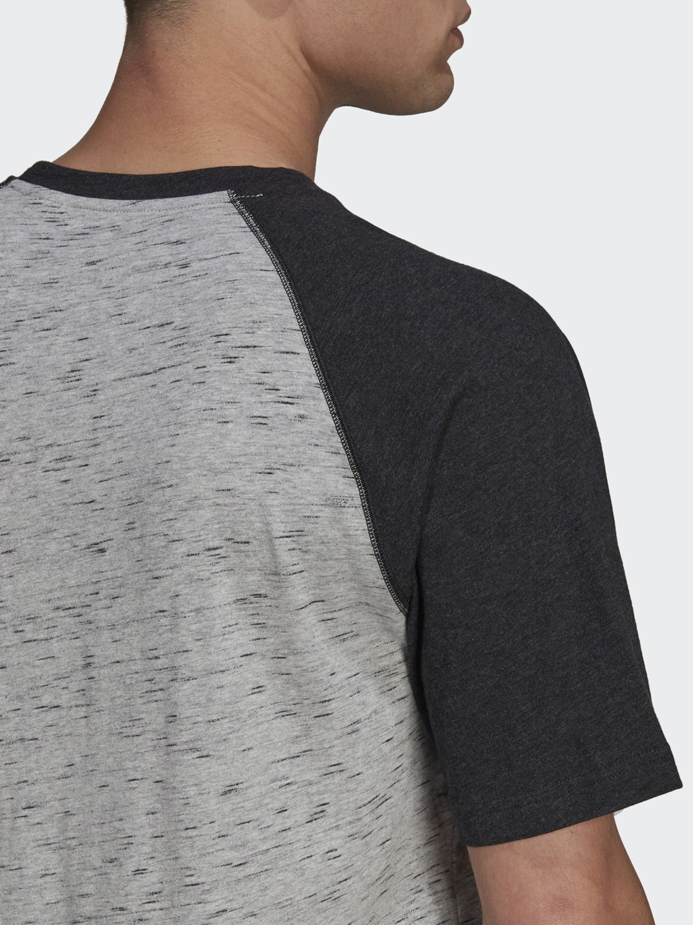 Футболка Adidas Essentials Mélange Raglan модель HE1796 Фото