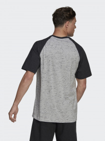 Футболка Adidas Essentials Mélange Raglan модель HE1796 Фото