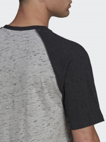 Футболка Adidas Essentials Mélange Raglan модель HE1796 Фото